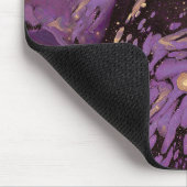 Iris Gold Tintenwirbel : Mousepad (Ecke)