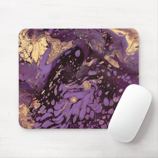 Iris Gold Tintenwirbel : Mousepad (Mit Mouse)