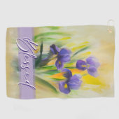 Iris Golfhandtuch (Horizontal)