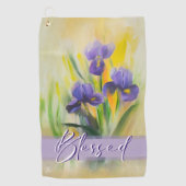 Iris Golfhandtuch (Vorderseite)