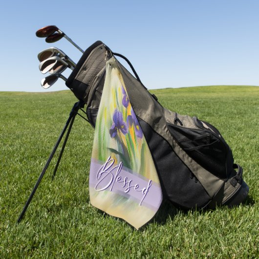 Iris Golfhandtuch (Gras)