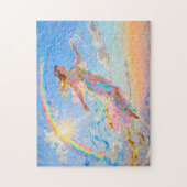 Iris Göttin des Regenbogens aus der griechischen M Puzzle (Vertikal)