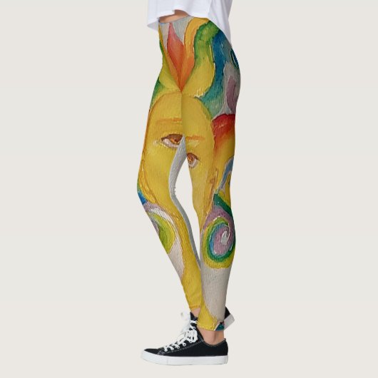 Iris, Göttin des Regenbogens Leggings (Links)