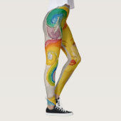 Iris, Göttin des Regenbogens Leggings (Rechts)