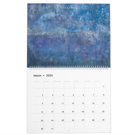 Iris Grace Painting 2025 Kalender (Mär 2026)