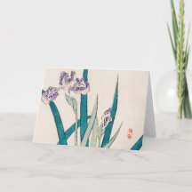 IRIS GREETING CARD