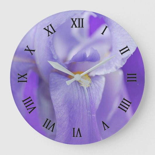 Iris Große Wanduhr (Vorderseite)