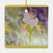 Iris Hanging Treasure (pear green) Keramikornament (Rückseite)