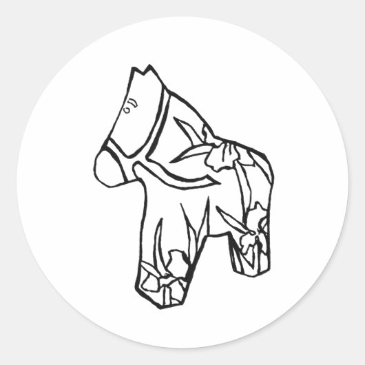 Iris Horse # 2 Aufkleber (Vorderseite)