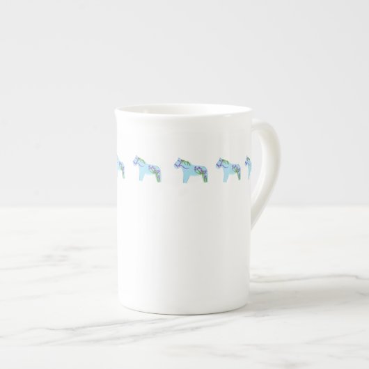 Iris Horse Bone China Cup Porzellantasse (Vorderseite Rechts)