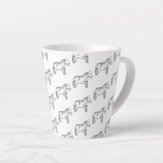 Iris Horse Milchtasse (Rechte Ecke)