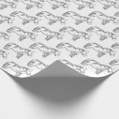Iris Horses Geschenkpapier (Ecke)