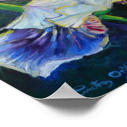 "Iris I" Poster (Ecke)