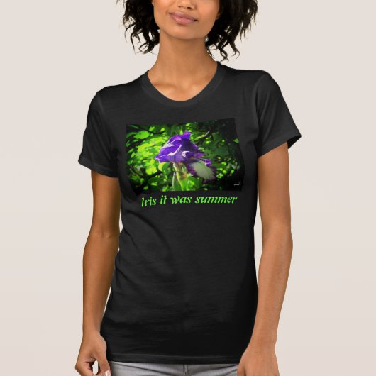 Iris (Ich wünschte, es war Sommer T-Shirt (Vorderseite)