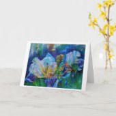 ‚Iris II‘ Karte (Gelbe Blume)