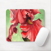 Iris im Aquarell - Mausunterlage durch WithAnF Mousepad (Mit Mouse)