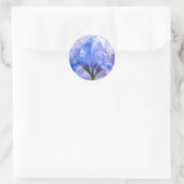 Iris im Moonlite Kunst-Aufkleber Runder Aufkleber (Tasche)