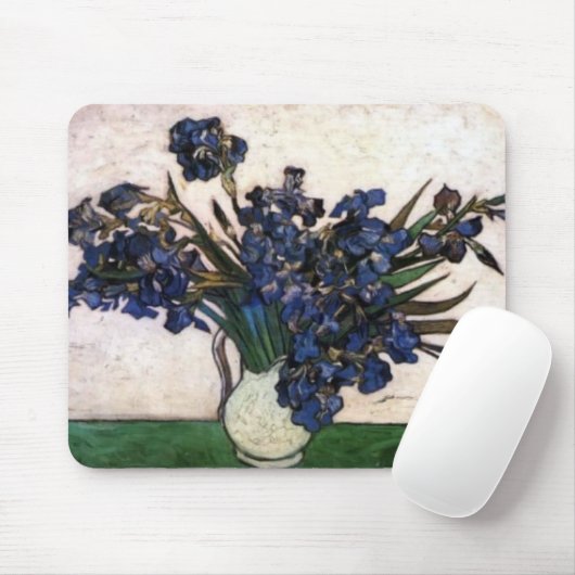 Iris im Vase durch Vincent van Gogh Mousepad (Mit Mouse)