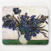 Iris im Vase durch Vincent van Gogh Mousepad (Vorne)
