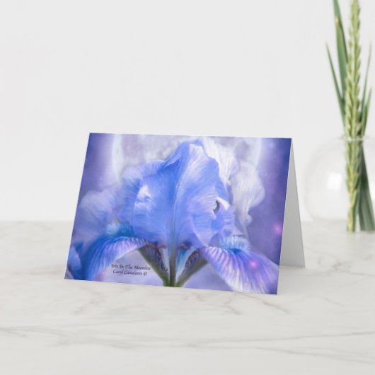 Iris in der Moonlite ArtCard Karte (Vorderseite)