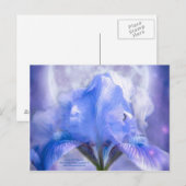 Iris in der Postkarte des Monlite Art (Vorne/Hinten)