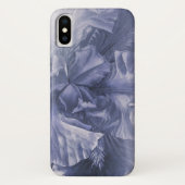 Iris inner beauty silver Art iPhone Case (Rückseite)
