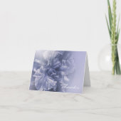 Iris innere Schönheit Silber dank Karte (Vorderseite)