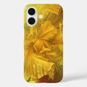 Iris innere Schönheit warm gelb iPhone 16 Hülle