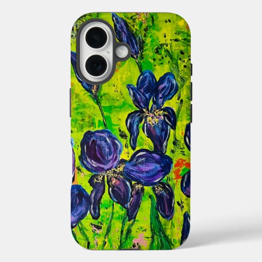 Iris iPhone Case (Rückseite)