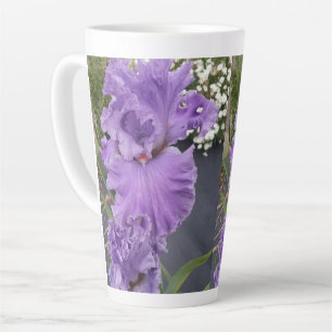 Iris Iris Lila Blume Floral Lavender Milchtasse