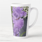 Iris Iris Lila Blume Floral Lavender Milchtasse (Rechts)