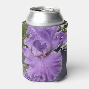 Iris Iris Lila Blume Floral Lavender Poster Dosenkühler