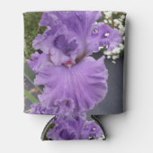 Iris Iris Lila Blume Floral Lavender Poster Dosenkühler (Vorderseite)