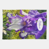 Iris irises blumengeschmückte Blume Hütte Garden G Geschirrtuch (Horizontal)