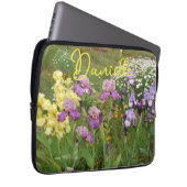 Iris irises blumengeschmückte Blume Hütte Garden G Laptopschutzhülle (Vorne Rechts)