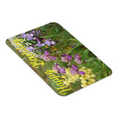 Iris irises blumengeschmückte Blume Hütte Garden G Magnet (Rechte Seite)