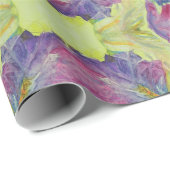 Iris ist aufgebrochen geschenkpapier (Rolleneckpunkt)