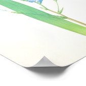 Iris Japonica Art Print Poster (Ecke)