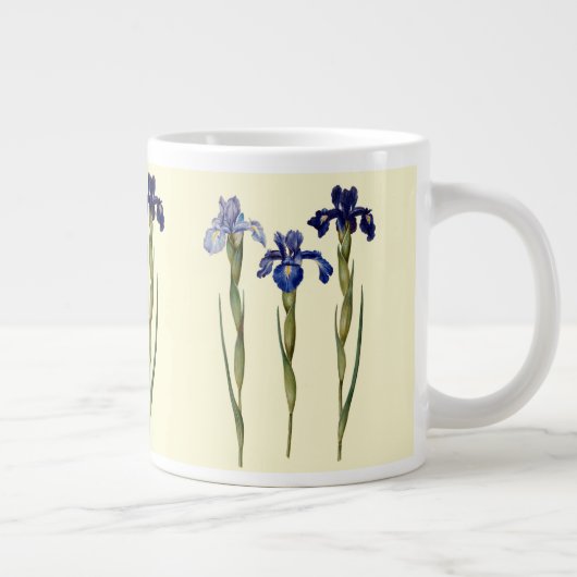 Iris Jumbo Tasse 20 Oz Grosse Keramik Kaffee Tasse (Rechts)