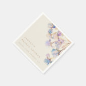 Iris-Junggesellinnenabschied Serviette (Ecke)