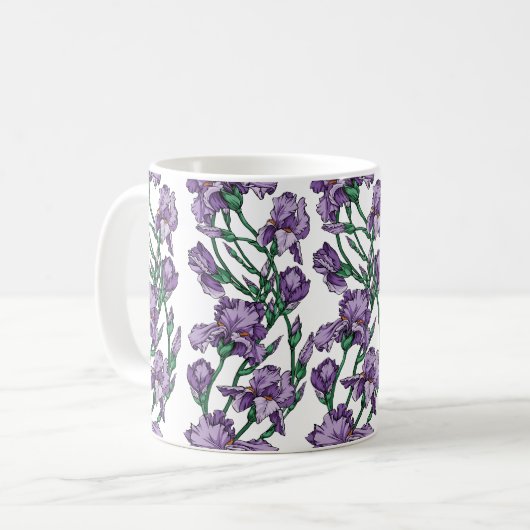 Iris Kaffeetasse (Vorderseite Links)