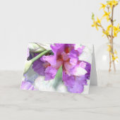 Iris Karte (Gelbe Blume)