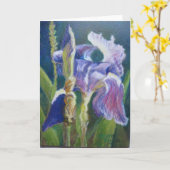 Iris Karte (Gelbe Blume)