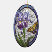 Iris Keramik Ornament (Rechts)