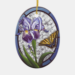 Iris Keramik Ornament