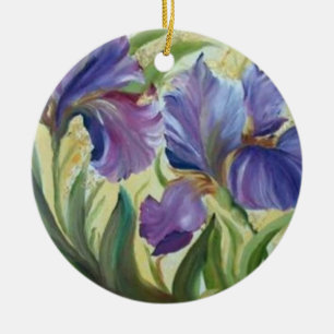 Iris Keramik Ornament