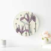 Iris Lace Große Wanduhr (Zuhause)