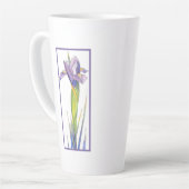 Iris Latte Tasse (Linke Ecke)