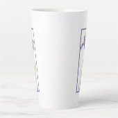 Iris Latte Tasse (Vorderseite)