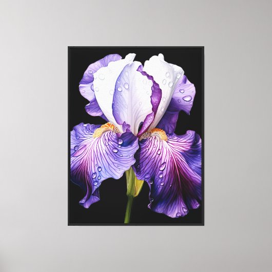 Iris-Leinwand-Wandkunst Leinwanddruck (Vorderseite)